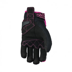 01-img-five-guante-de-moto-rs3-replica-woman-negro-rosa 2